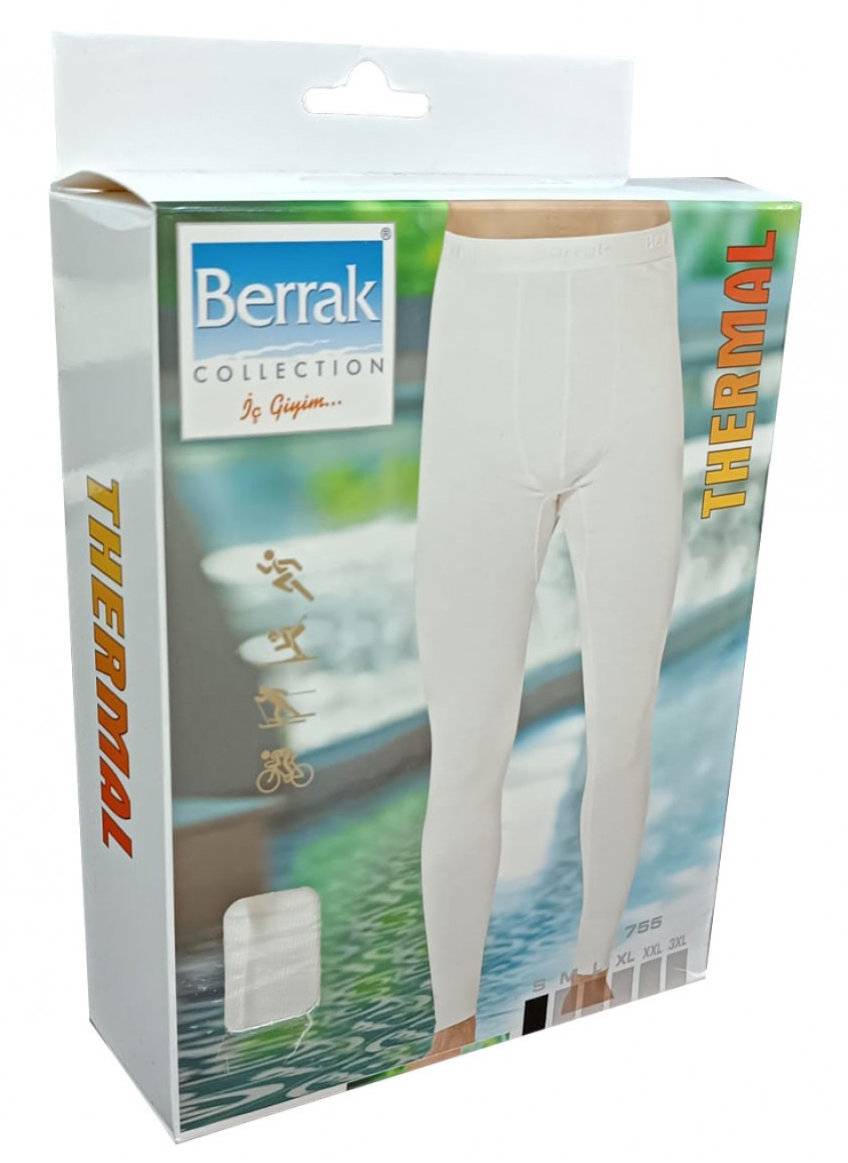 Мужские теплые кальсоны THERMAL (S-3XL) Berrak