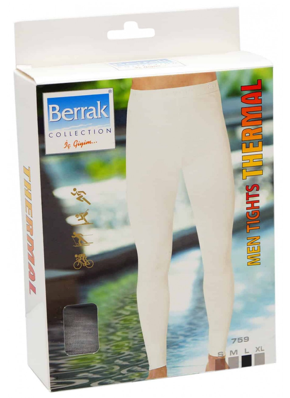 Мужские теплые кальсоны THERMAL (S-XL) Berrak