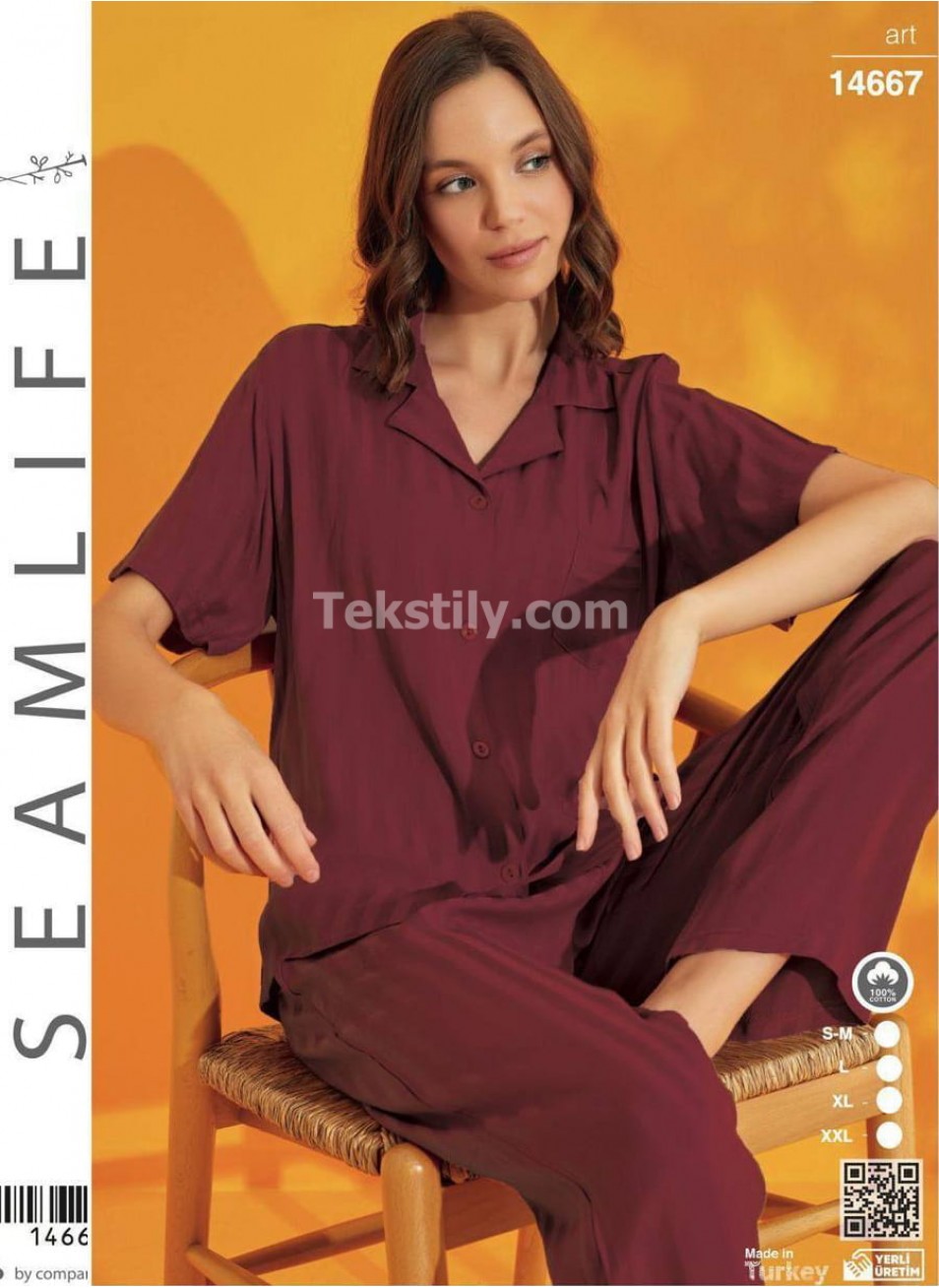 Женский комплект с брюками SEAMLIFE (S/M+L+XL+2XL)