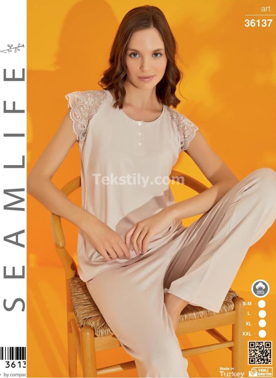 Женский комплект с брюками SEAMLIFE (S/M+L+XL+2XL)