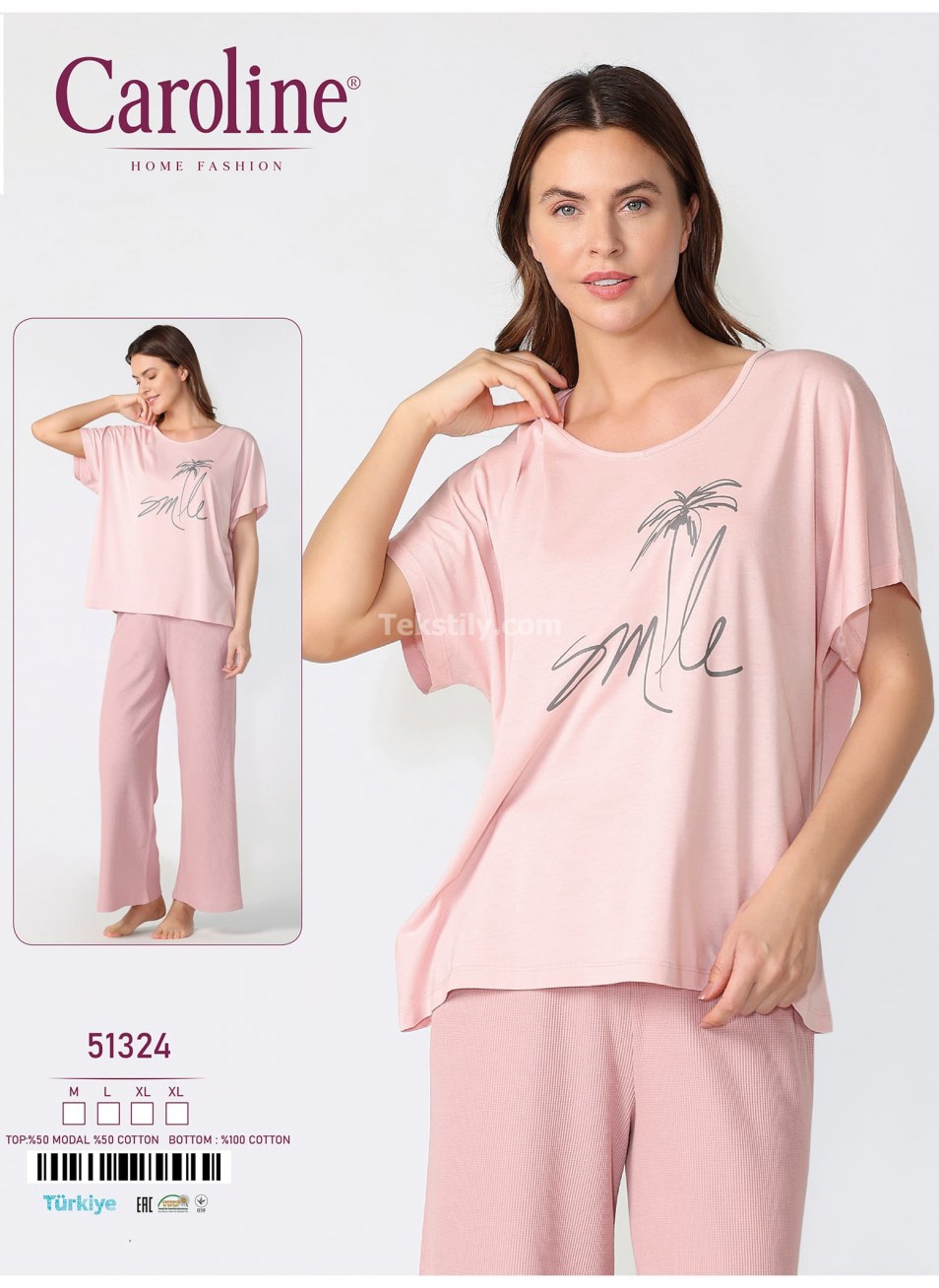 Женская Пижамa Caroline (M+L+XL+XL) 