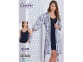 Женская Сорочка с Халатом Caroline (M+L+XL)