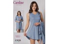 Женский Комплект Сорочка с Халатом Caroline (2XL+3XL+4XL)