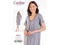 Ночная Женская Сорочка Caroline (2XL+3XL+4XL+5XL)