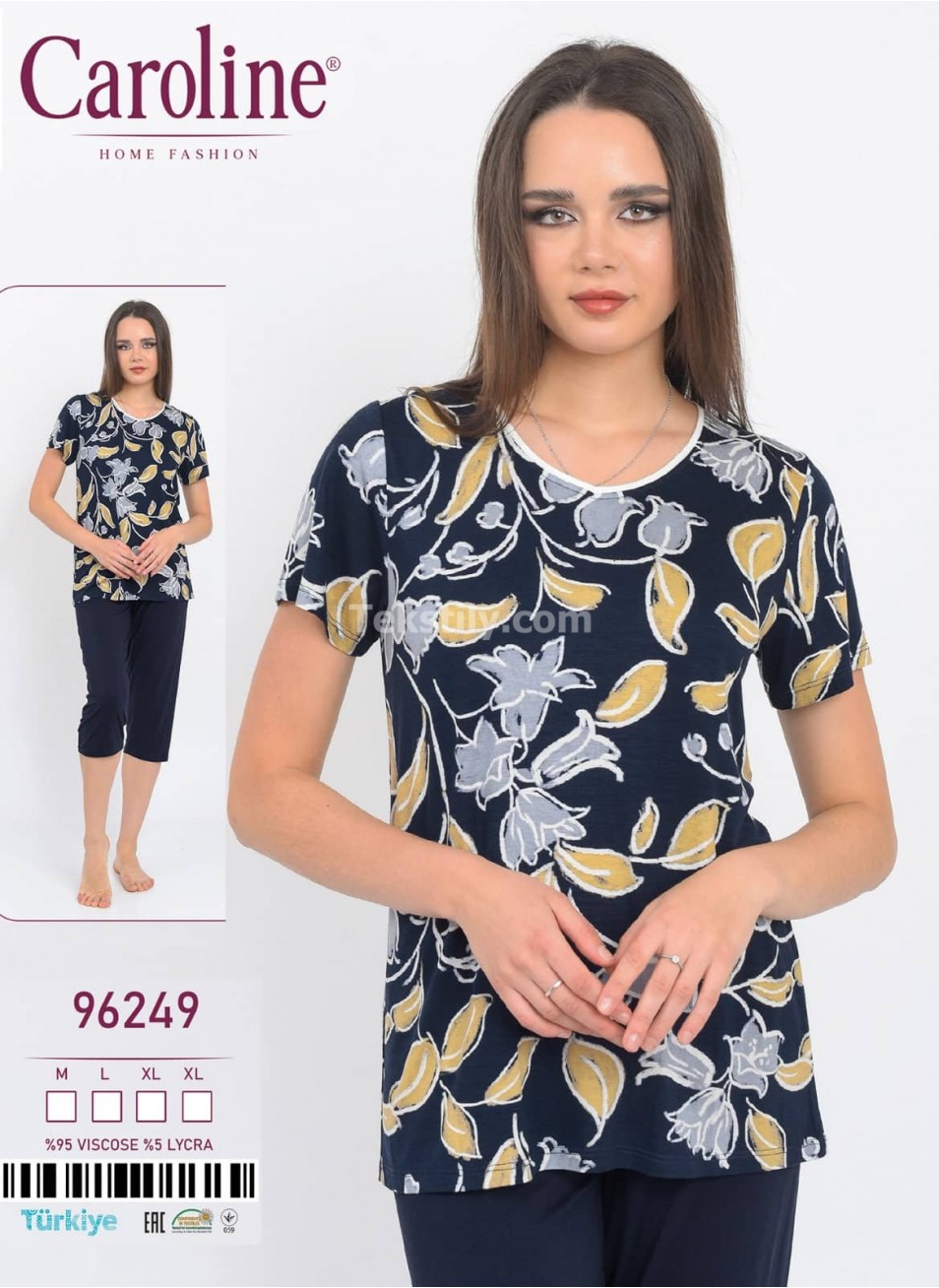 Женский Комплект с Капри Caroline (M+L+XL+XL)