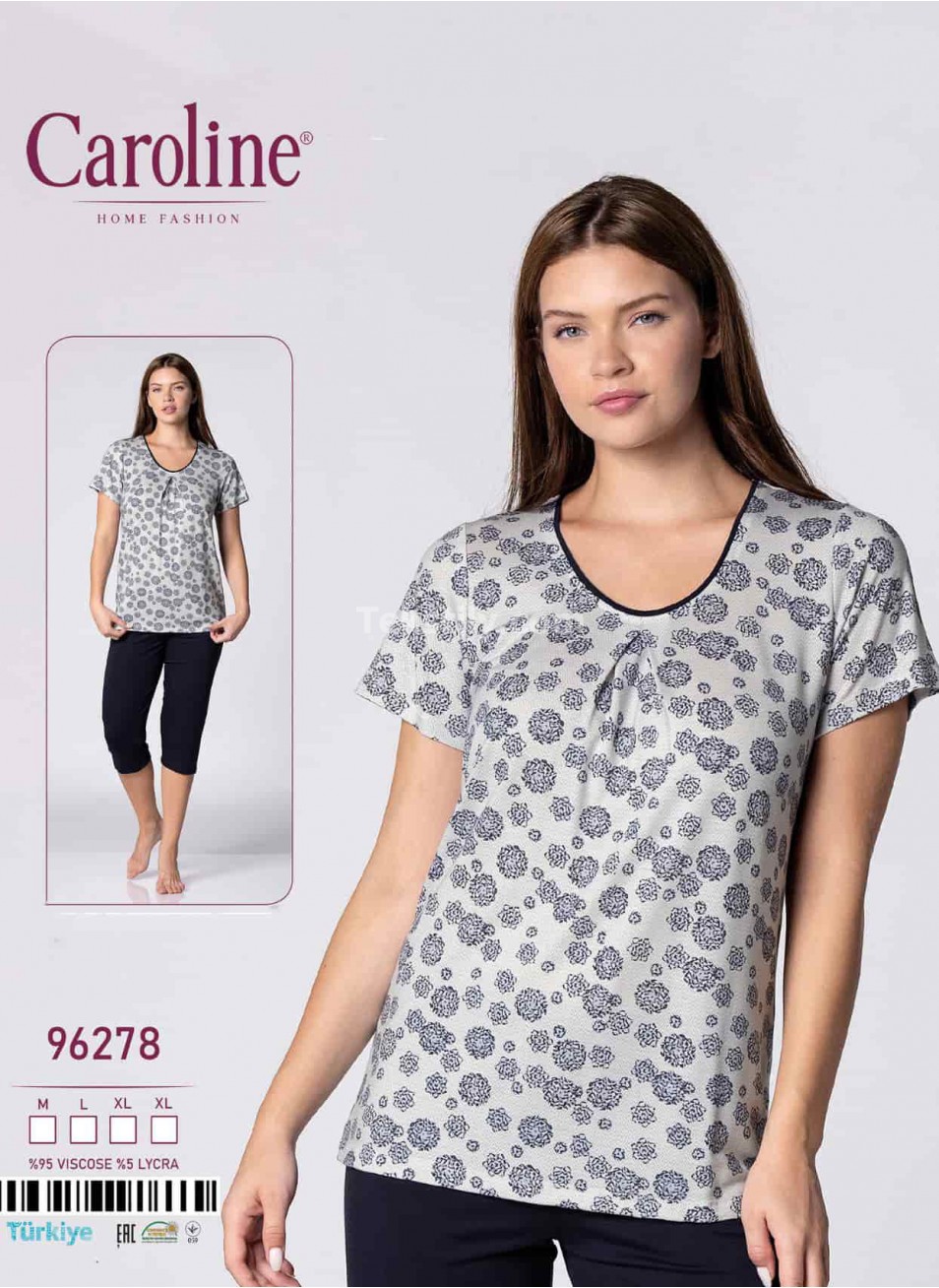 Женский Комплект с Капри Caroline (M+L+XL+XL)