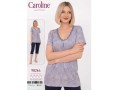 Пижама Женская Комплект с Капри (2XL+3XL+4XL+5XL) Caroline