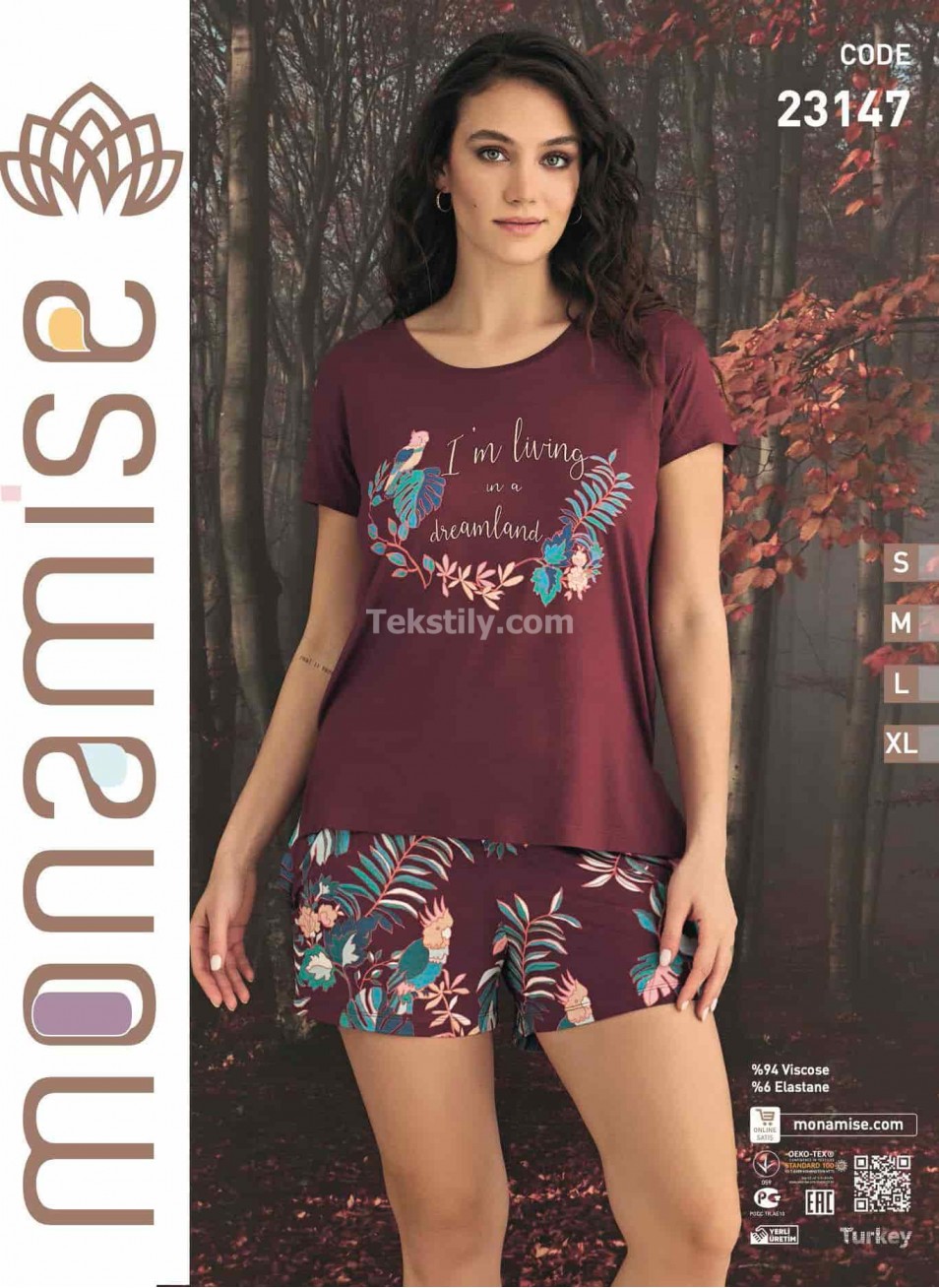 Женский Комплект с Шортами Monamise (S+M+L+XL)