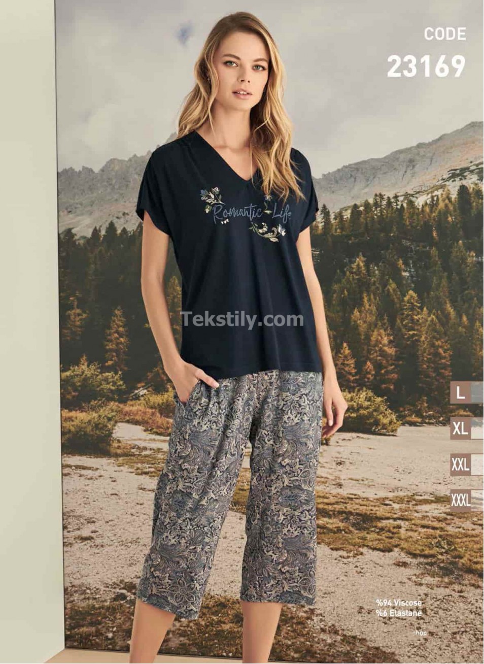 Женский Комплект с Капри MONAMISE (L+XL+2XL+3XL)