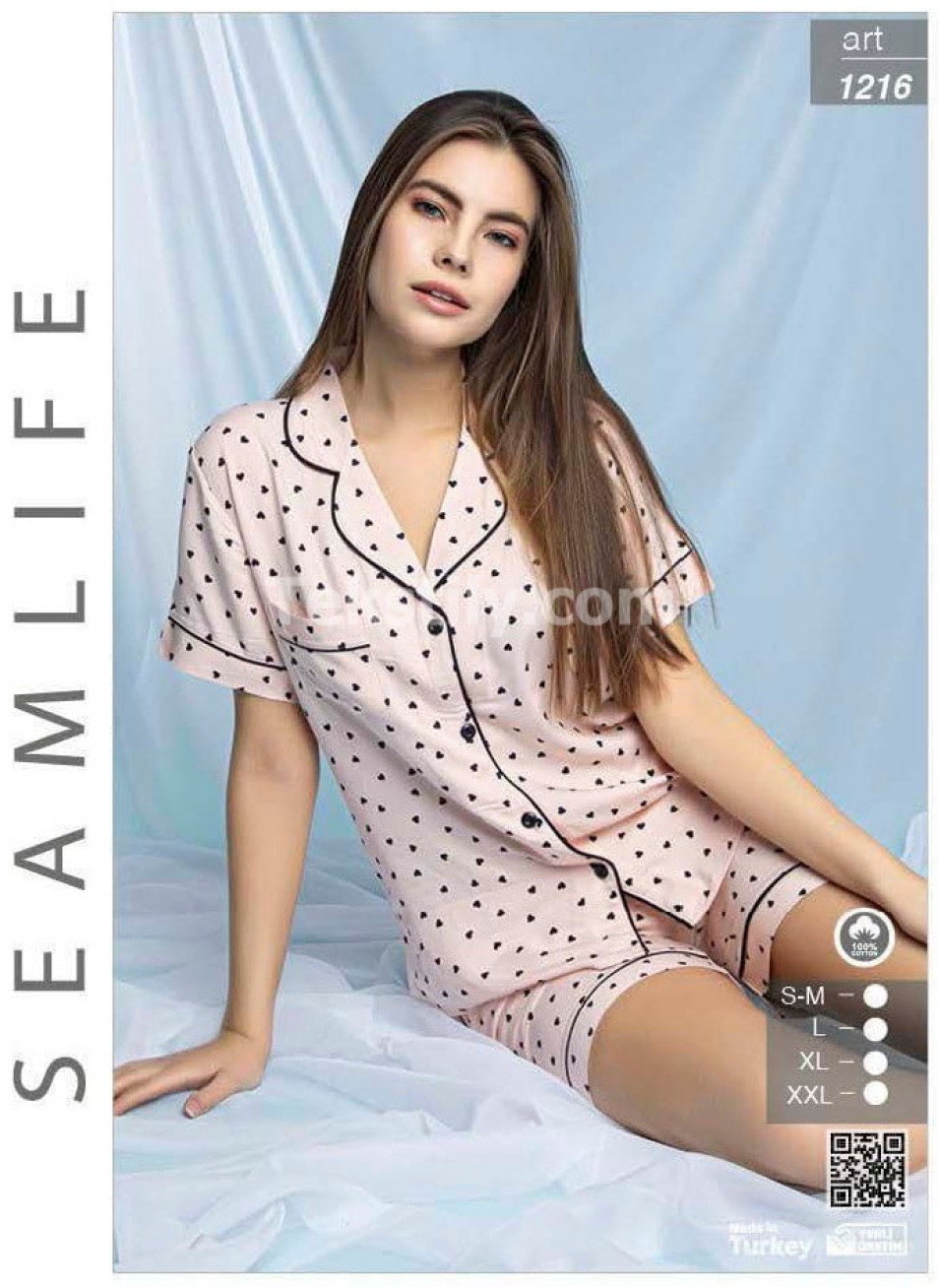 Женский комплект с шортами SEAMLIFE (S/M+L+XL+2XL)