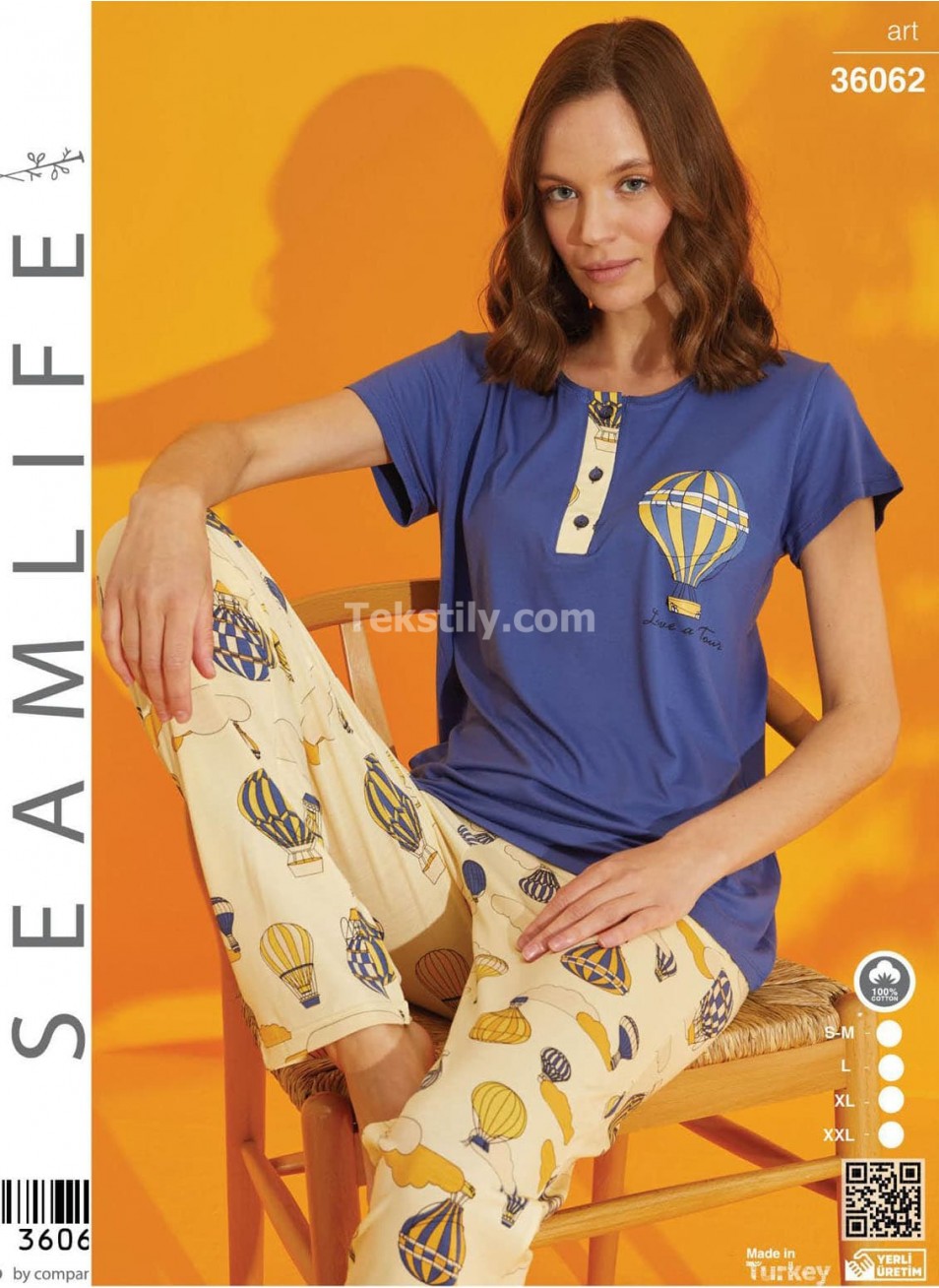 Женский комплект с брюками SEAMLIFE (S/M+S/M+L+XL+2XL)