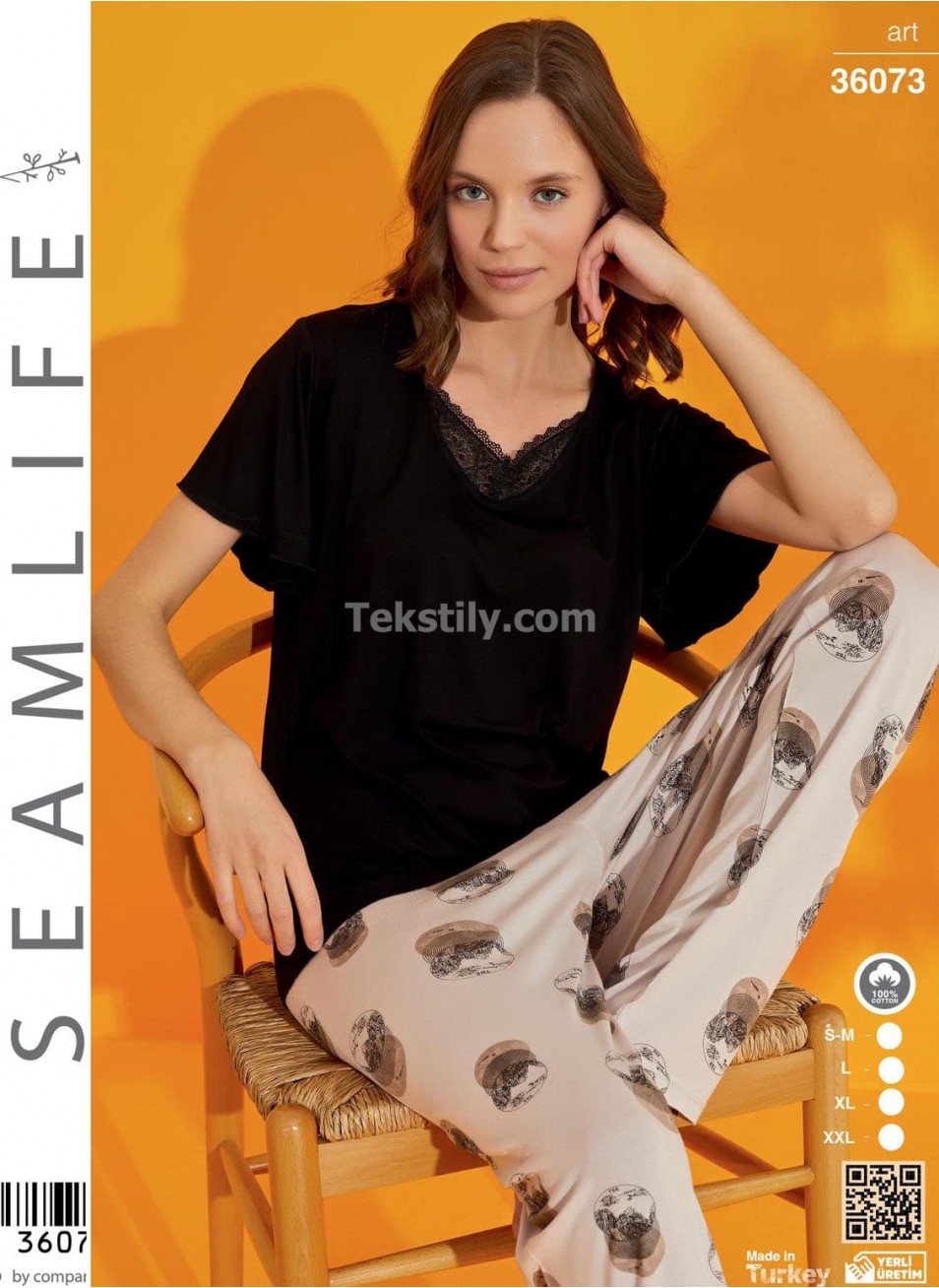 Женский комплект с брюками SEAMLIFE (S/M+L+XL+2XL)