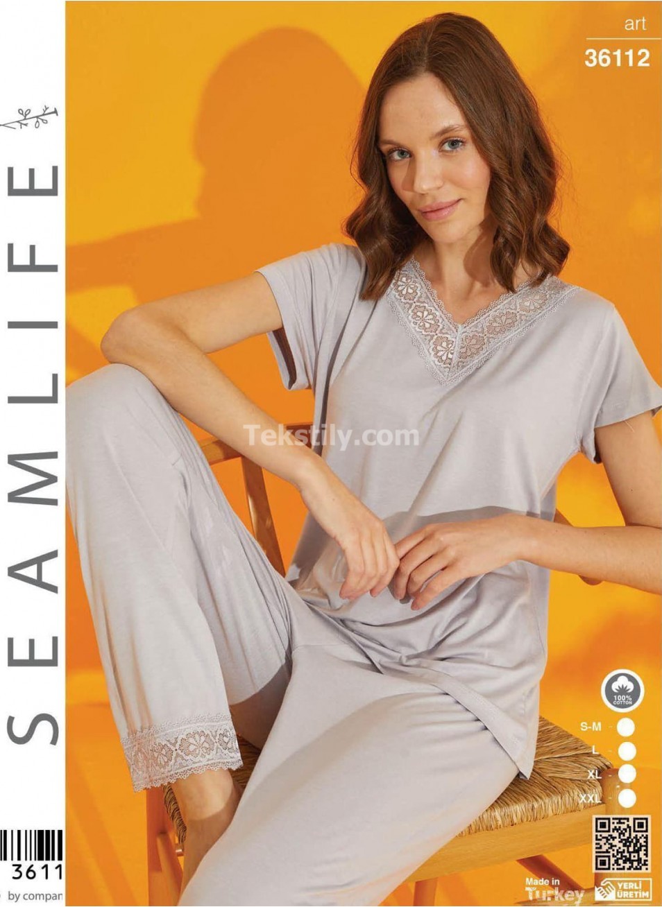 Пижама Женская SEAMLIFE (S/M+L+XL+2XL)