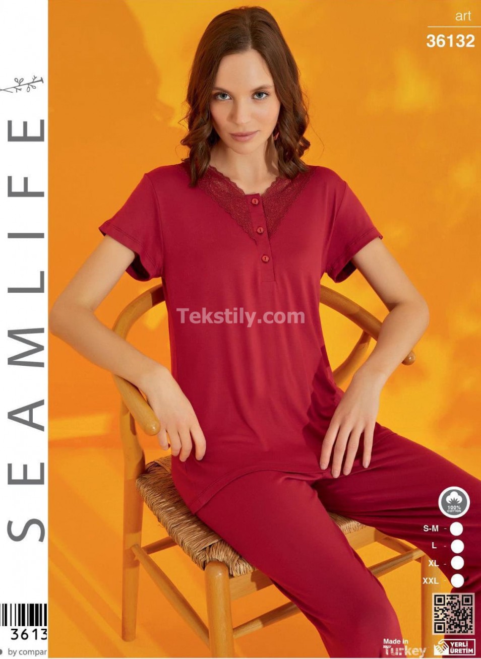 Пижама Женская SEAMLIFE (S/M+L+XL+2XL)