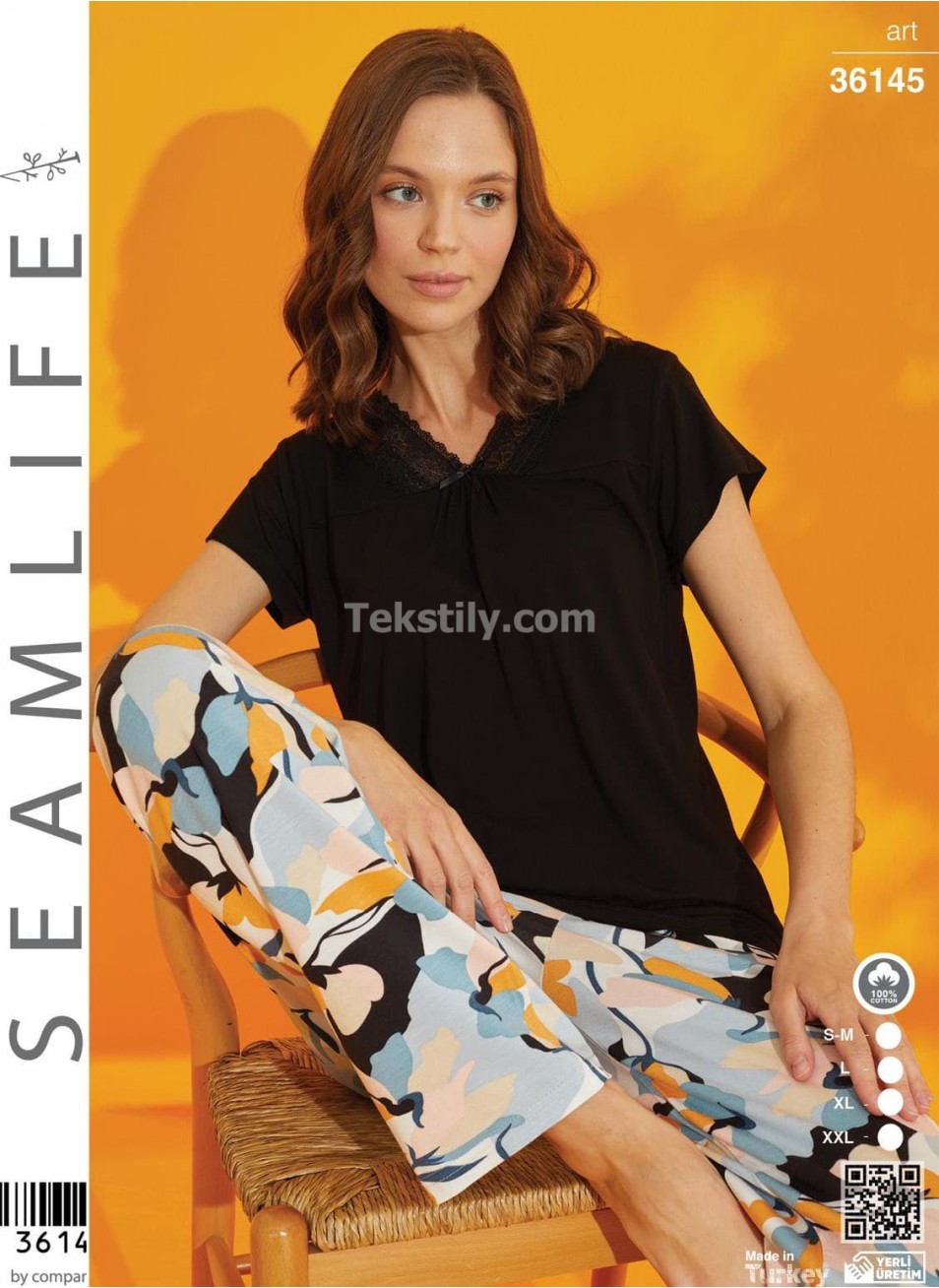 Женский комплект с брюками SEAMLIFE (S/M+L+XL+2XL)