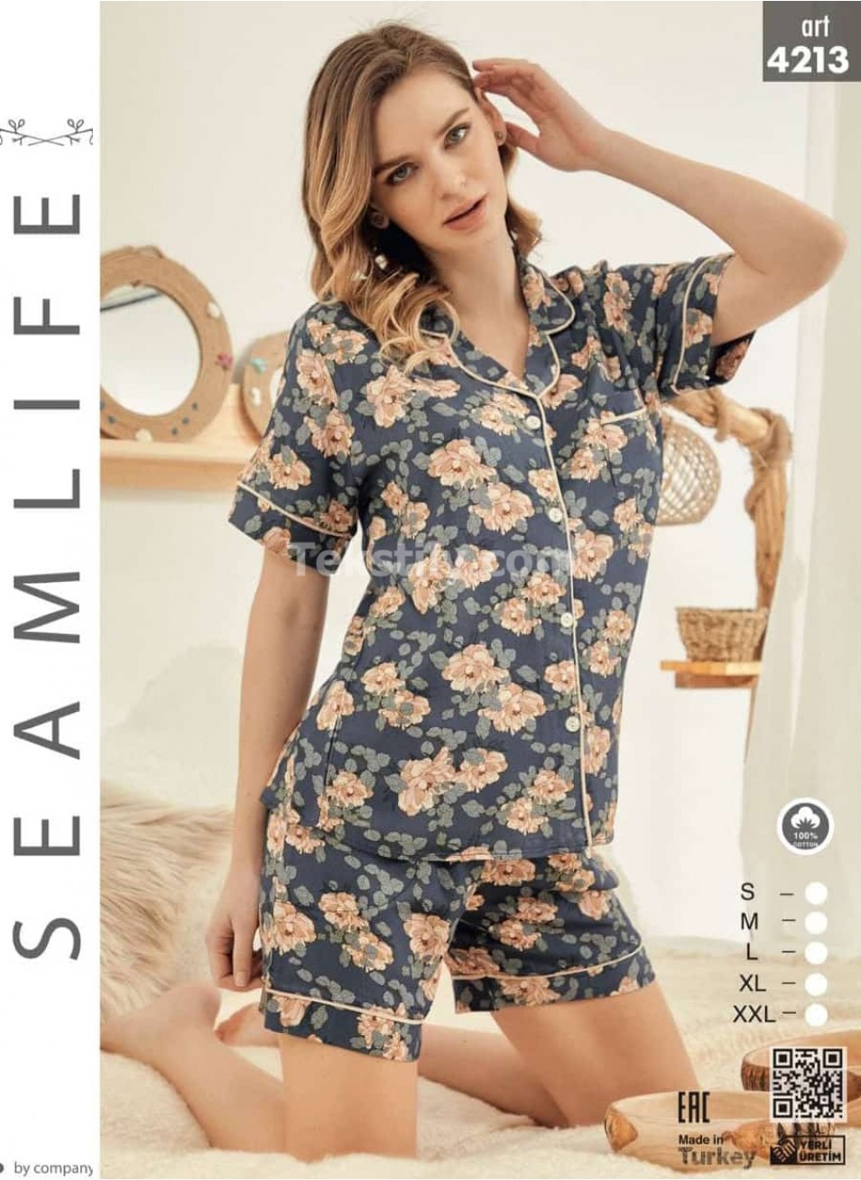 Женский комплект с шортами SEAMLIFE (S+M+L+XL+2XL)