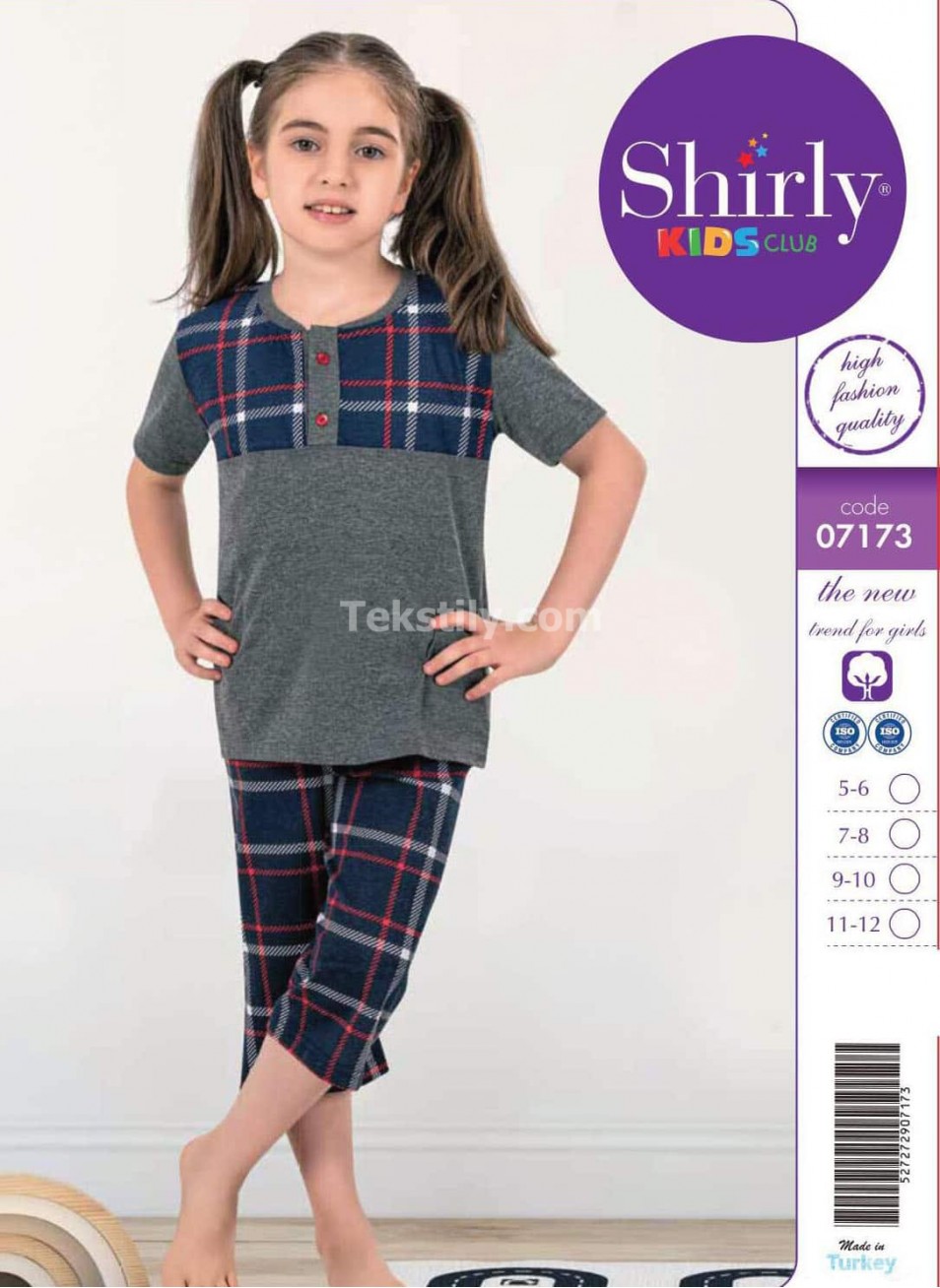 ПИЖАМА ДЛЯ ДЕВОЧЕК (5/6+7/8+9/10+11/12) Shirly Kids