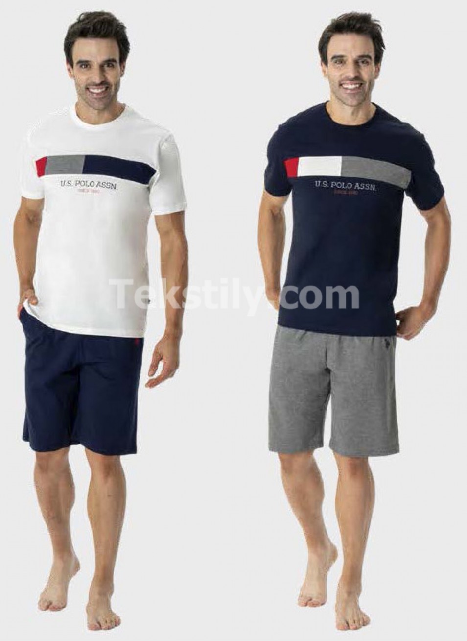 Мужской Комплект с Шортами U.S.POLO ASSN.2024 (S+M+L+XL+2XL)