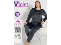 Женский домашний костюм велюр (3XL+4XL+5XL+6XL) VIOLET