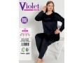 Женский домашний костюм велюр (3XL+4XL+5XL+6XL) VIOLET