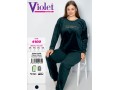 Женский домашний костюм велюр (3XL+4XL+5XL+6XL) VIOLET