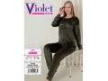 Женский домашний костюм велюр (M+L+XL+2XL) VIOLET