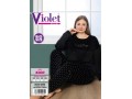 Женский домашний костюм велюр (3XL+4XL+5XL+6XL) VIOLET