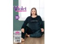 Женский домашний костюм велюр (3XL+4XL+5XL+6XL) VIOLET